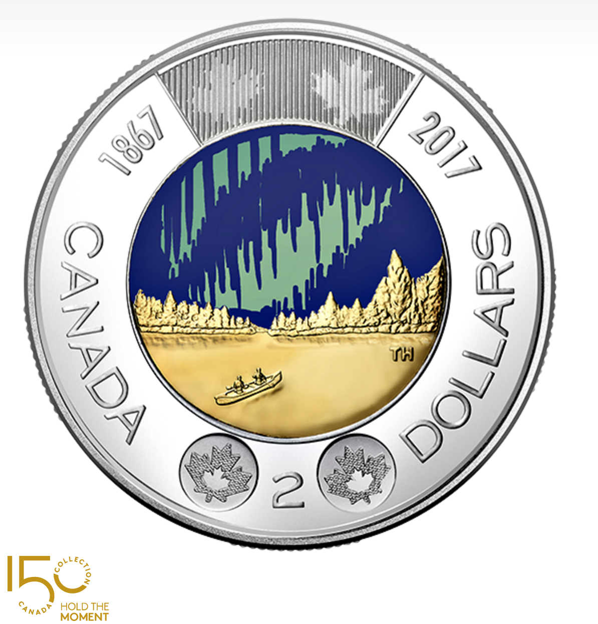 Canada's New $1 Coin Has A Splash Of Colour & The Loonie Honours The 'Queen  Of The Hurricanes' - Narcity