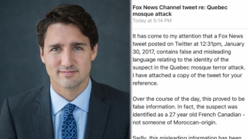 Justin Trudeau and a letter his office sent to Fox News
