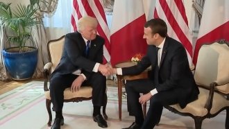 Trump Is Trying To Shore Up A Shaky Relationship With France's Macron