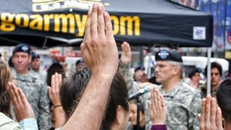 Army Shreds Immigrant Enlistments, Leaves Some At Risk Of Deportation