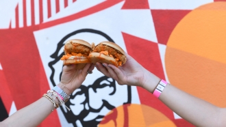 Before moving onto donuts, KFC trotted out this chicken and Cheetos concoction in June.