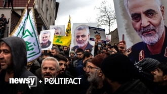 People protest Soleimani's death