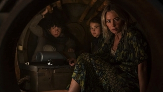 Family hides out in bunker in film "A Quiet Place Part II"
