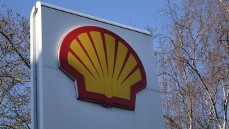 The Shell gas station logo