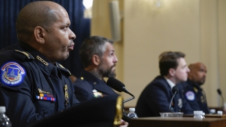 Law enforcement officials testify at the first hearing of the House Jan. 6 investigation.