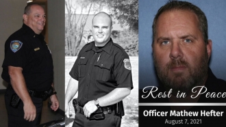 Photos of now-deceased officers.