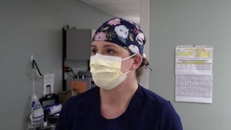 A nurse in a Michigan hospital
