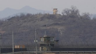 Military guard posts of North Korea and South Korea