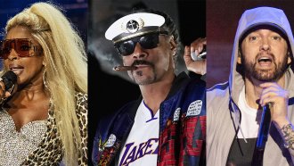 Mary J. Blige, Snoop Dogg and Eminem