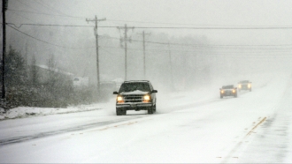 Snow on U.S. Hwy 25 in South Carolina (File)