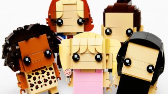 LEGO's new Spice Girls are on display.