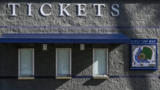 Ticket windows remain closed on the day pitchers and catcher were scheduled to report to camp