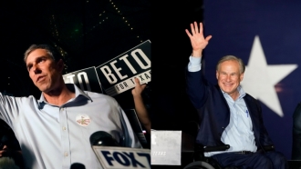 Texas Democrat gubernatorial candidate Beto O'Rourke and Texas Gov. Greg Abbott