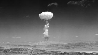 A U.S. nuclear test detonation in 1952
