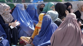 Afghanistan's Taliban Order Women To Cover Up Head To Toe