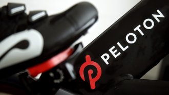 A Peloton bicycle