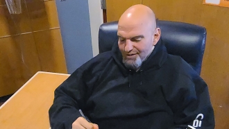 Pennsylvania Lt. Governor and Democratic Party candidate for a U.S. Senate John Fetterman.