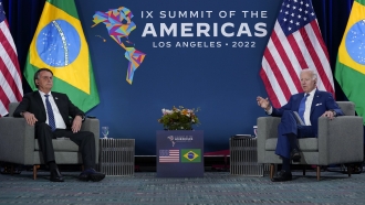 President Joe Biden and Brazilian President Jair Bolsonaro