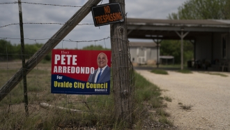 Campaign sign for Pete Arredondo