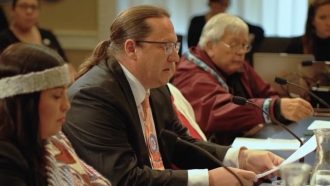 Shawnee Chief Ben Barnes Speaks On Indigenous Boarding School Imprint