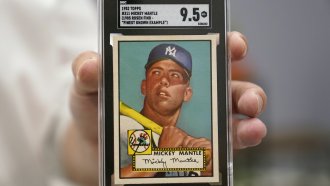 Mickey Mantle baseball card