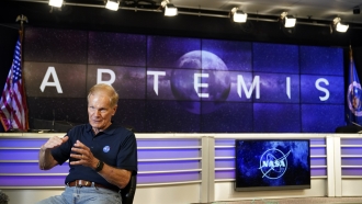 NASA administrator Bill Nelson talks about the Artemis 1 launch.