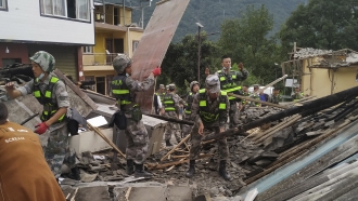 China Earthquake Deaths Rise To 74 As Lockdown Anger Grows