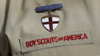 Boy Scout uniform.