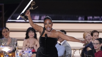 Sheryl Lee Ralph accepts the Emmy for outstanding supporting actress in a comedy series for "Abbott Elementary."