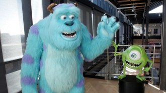 characters from the movie "Monsters Inc."
