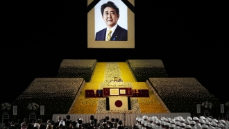 Japanese Former Leader Abe Shinzo Honored At Divisive State Funeral