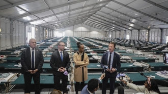 NYC Opens Its First Refugee-Style Camp To House An Influx Of Migrants