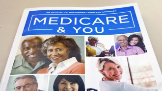the U.S. Medicare Handbook is photographed in Washington