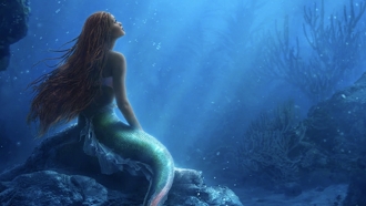 Halle Bailey as Ariel in Disney's "The Little Mermaid."