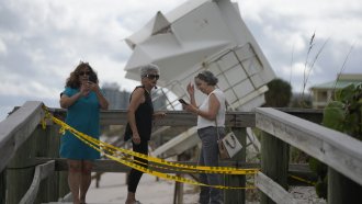 Tropical Storm Nicole Sends Beachfront Homes Into Ocean