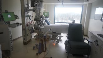 A hospital room