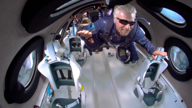 Richard Branson's Virgin Galactic Completes Pioneering Flight