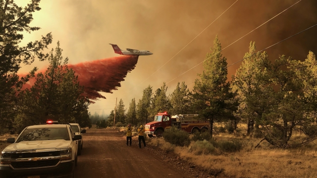 Thousands Of Firefighters Battle More Than 60 Blazes In Western U.S.