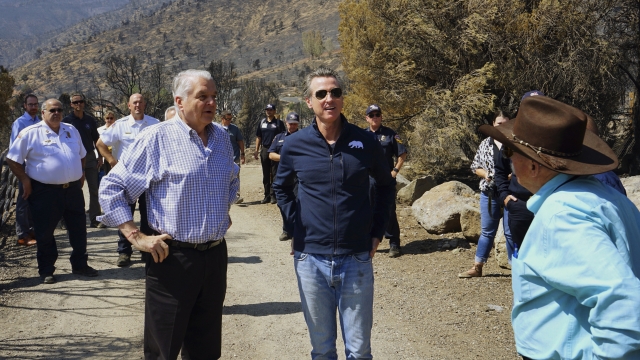 CA, NV Governors Request More Federal Aid To Battle Wildfires