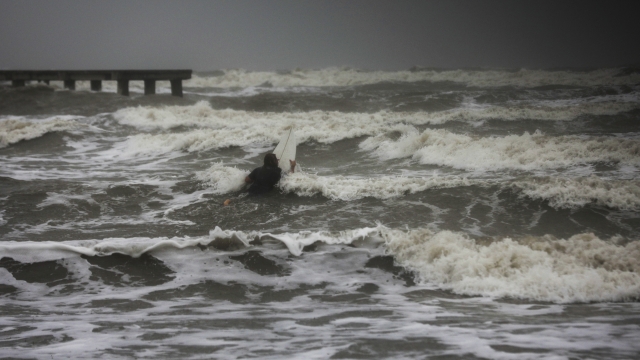 Nicholas, Now Tropical Storm, Dumps Rain Along Gulf Coast