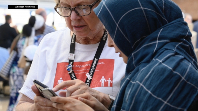 Red Cross Reconnects Refugees With Family Left Behind