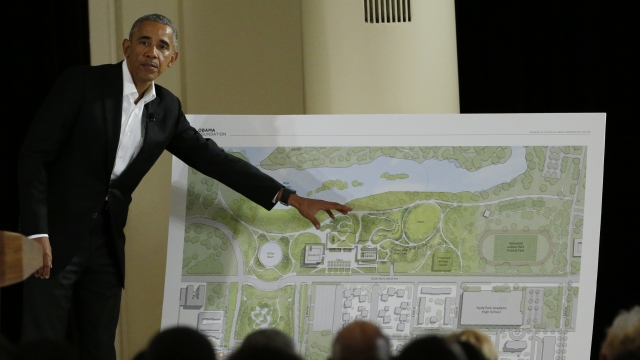 After 5 Years, Obamas Break Ground On Presidential Center