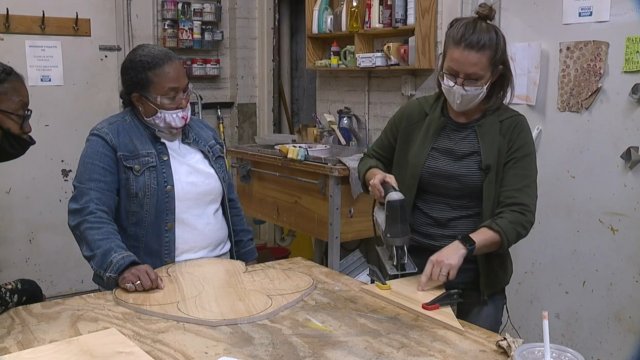 WCPO: Women Use Woodworking To Help Heal Trauma