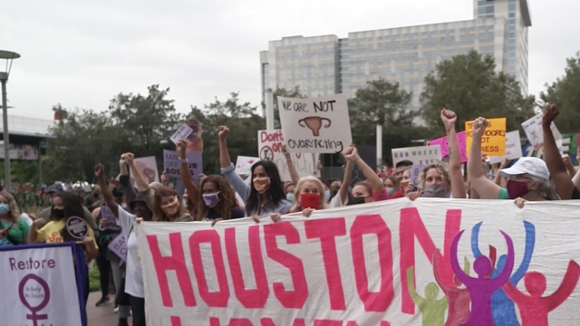 Abortion Law Energizes Houston Women's March