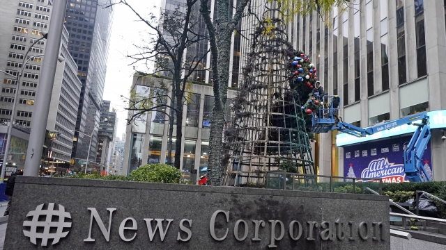 Christmas Tree Outside Fox News Headquarters Set On Fire