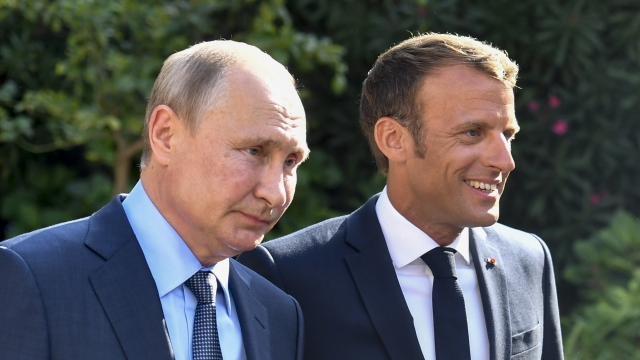 France's Macron Meets With Putin In Russia Over European Tensions