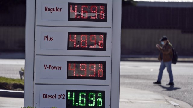 Gas Prices Are Up Nearly A Dollar From Last Year