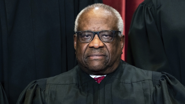 Justice Thomas Hospitalized With Infection, High Court Says