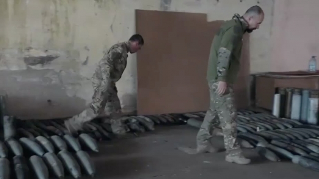 Thousands Of Unexploded Russian Munitions Sit In Secret Kyiv Warehouse