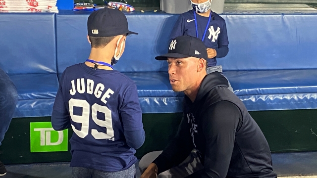 Young Yankees Fan Who Was Gifted Judge Home Run Ball Meets His Hero